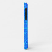 Indiase mandala Blauw Case-Mate iPhone Case (Achterkant/links)