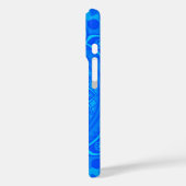 Indiase mandala Blauw Case-Mate iPhone Case (Achterkant / Links)