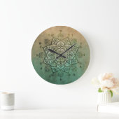  Indiase Mandala Bohemian Wall klok (Huis)