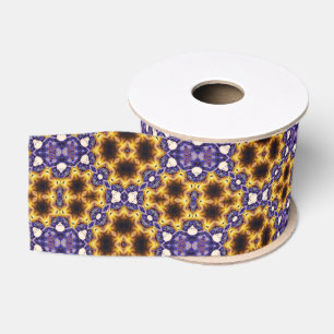 Indiase Mandala Geometrische Art Deco Naadloos Pat Grosgrain Lint