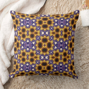Indiase Mandala Geometrische Art Deco Naadloos Pat Kussen