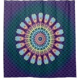 Indiase Mandala Multicolor Hippy Boho Style Douchegordijn