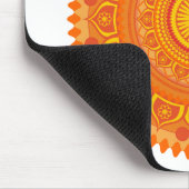 Indiase mandala Oranje Muismat (Hoek)