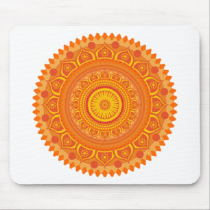 Indiase mandala Oranje Muismat