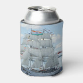 Indiase marine zeiltrainingsschip Tarangini Blikjeskoeler (Blikje Voorkant)