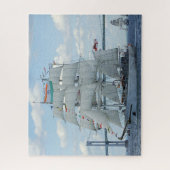 Indiase marine zeiltrainingsschip Tarangini Legpuzzel (Verticaal)