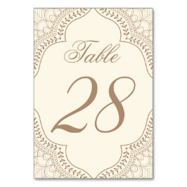 Indiase Mehndi Tafelnummer  | Eetbare Kleur