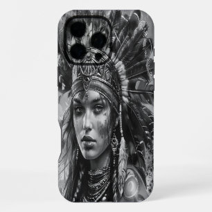 Indiase meisje krijger geest in kleding iPhone 16 pro max hoesje