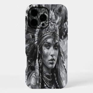 Indiase meisje krijger geest in kleding iPhone 16 pro max hoesje