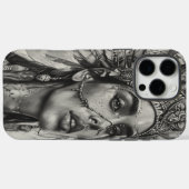 Indiase meisje krijger geest met veren Case-Mate iPhone case (Achterkant (horizontaal))