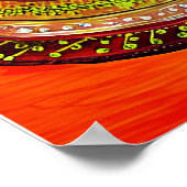 Indiase meisjes dansen: Indiase kunst Poster (Hoek)