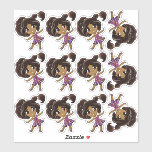 indiase meisjes Sticker (Vel)