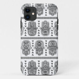 Indiase met de hand getekende Hamsa Doodle Case-Mate iPhone Case