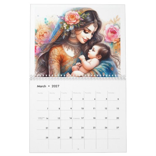 Indiase moeders kalender (Mar 2027)
