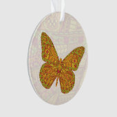 Indiase Monarch Acryl Ornament (voorkant)