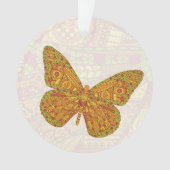 Indiase Monarch Acryl Ornament (voorkant)