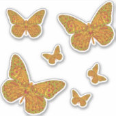 Indiase monarch contour Sticker (Voorkant)