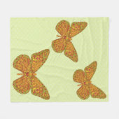 Indiase monarch fleece deken (Voorkant (Horizontaal))