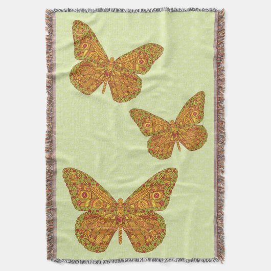 Indiase monarch gooien deken (Voorkant Verticaal)