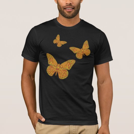 Indiase Monarch Herenoverhemd T-shirt (Voorkant)