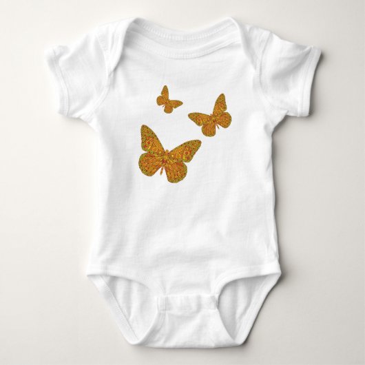 Indiase Monarch Kinderen Baby Shirt (Voorkant)
