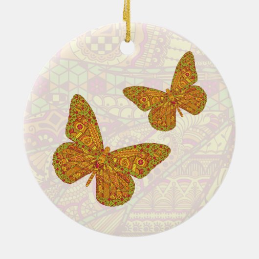 Indiase Monarch Ornament (Achterkant)