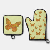 Indiase monarch ovenwant & pannenlap set (Voorkant)