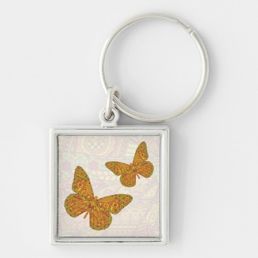 Indiase Monarch Sleutelhanger (Voorkant)