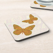 Indiase Monarch Square Coaster Bier Onderzetter (Linkerzijde)