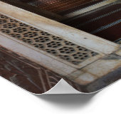 Indiase moskee - reisfotografie poster (Hoek)