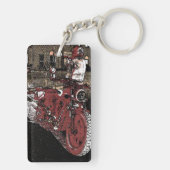 Indiase motorfiets sleutelhanger (achterkant)