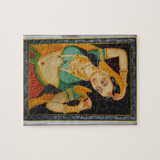 Indiase Mughal Vrouw,  stijl Legpuzzel (Horizontaal)