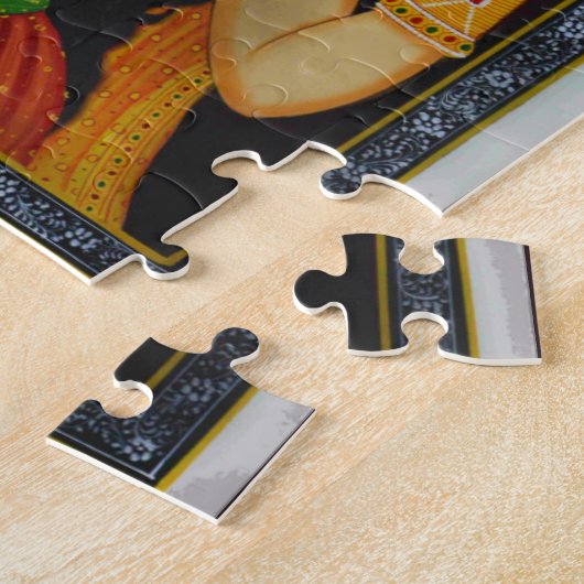 Indiase Mughal Vrouw,  stijl Legpuzzel (Zijkant)