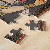 Indiase Mughal Vrouw,  stijl Legpuzzel (Zijkant)
