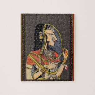 Indiase Mughal Vrouw,  stijl Legpuzzel