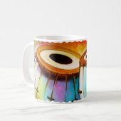 Indiase muziekinstrumenten - Tabla Koffiemok (Voorkant links)