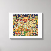 INDIASE MYTHOLOGIE SCHILDERIJ CANVAS AFDRUK (Voorkant)