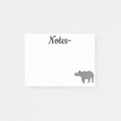 Indiase neushoorn Afrika Dier Post-it® Notes (Voorkant)