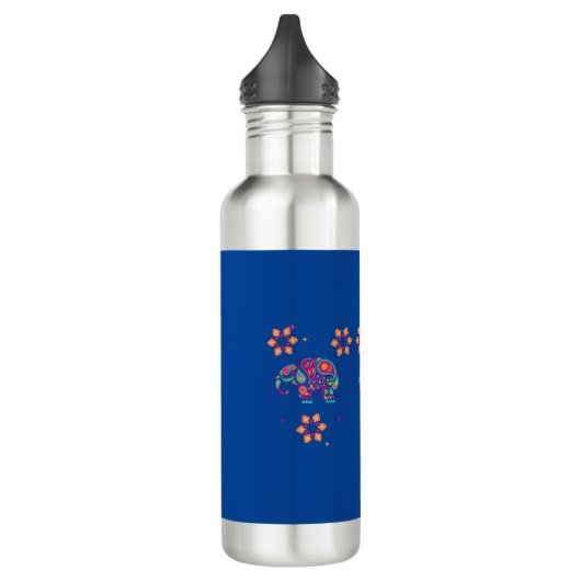 Indiase olifant Diwali mandala Waterfles (Links)