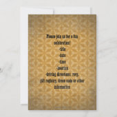 Indiase olifant rood circus jongen Baby shower Kaart (Achterkant)