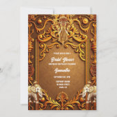 Indiase olifanten goud traditionele Hindoe bruids Kaart (Voorkant)