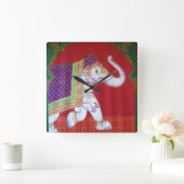 Indiase olifantenklok vierkante klok (Huis)