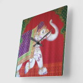 Indiase olifantenklok vierkante klok (Hoek)