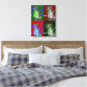Indiase opperhoofd Pop Art Canvas Afdruk (Insitu (Slaapkamer))