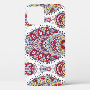 Indiase paisley bloemenmedaillon, etnisch medaillo Case-Mate iPhone case