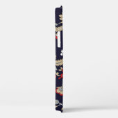 Indiase paisley, marine achtergrond, traditioneel. Case-Mate iPhone case (Achterkant / Rechts)