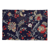 Indiase paisley, marine achtergrond, traditioneel. kussensloop (Achterkant)