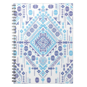 Indiase paisley tapijt, etnische mandala patroon. notitieboek