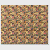 Indiase Patchwork: Hampi Market Cloth. Cadeaupapier (Vlak)
