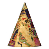 Indiase Patchwork: Hampi Market Cloth. Feesthoedjes (Links)